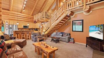 TV, DVD player, stereo