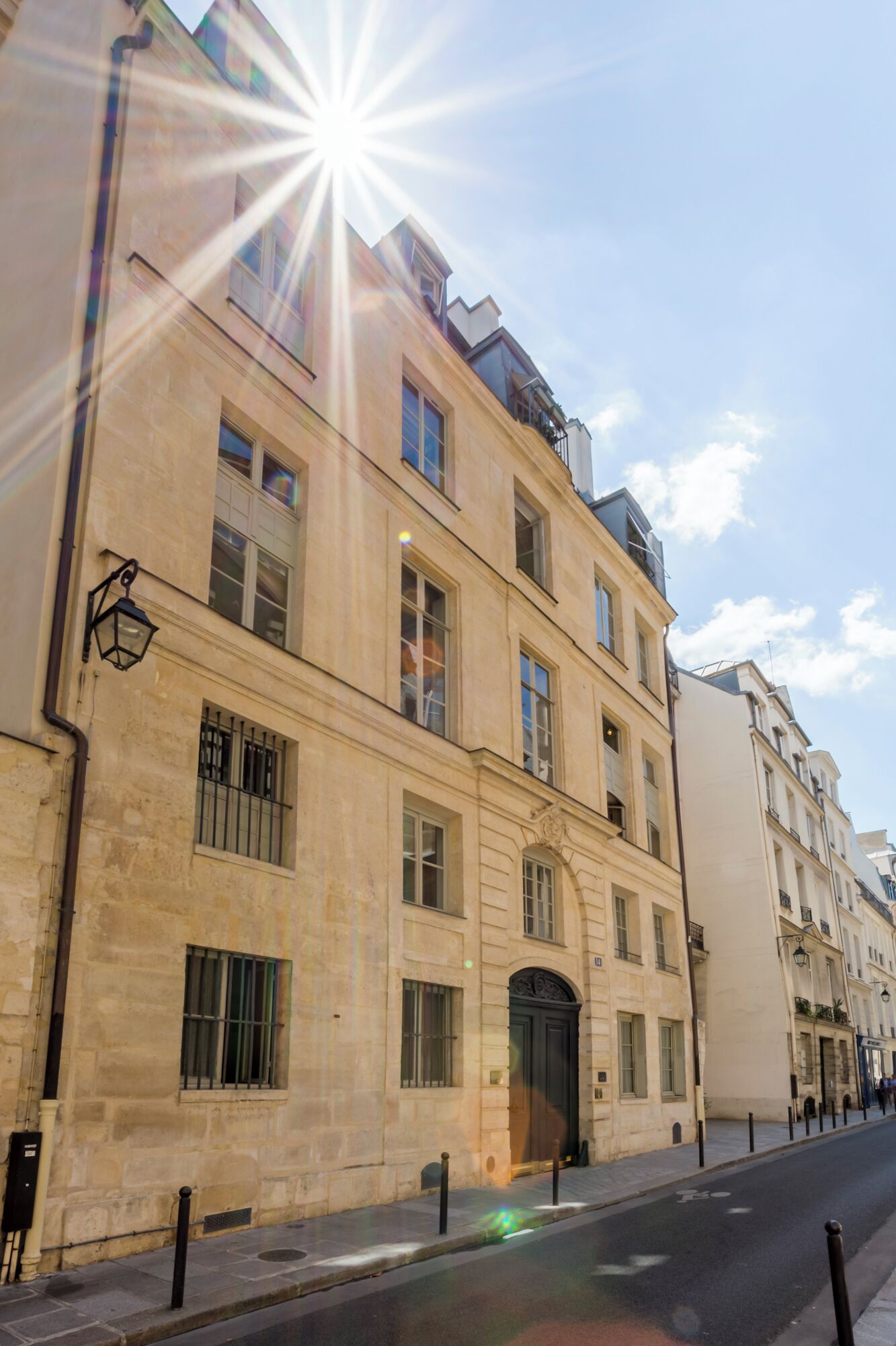 Overnatningsstedets facade