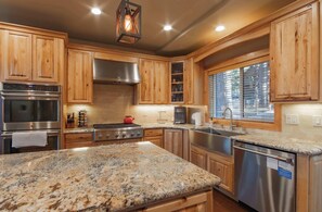 Chalet, Multiple Beds, Hot Tub, Mountain View (The T-Pot) | Private kitchen - The T-pot Chalet for 12 (South Lake Tahoe)