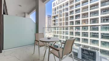 Luxury Studio, 1 Queen Bed, Balcony, City View | View from room