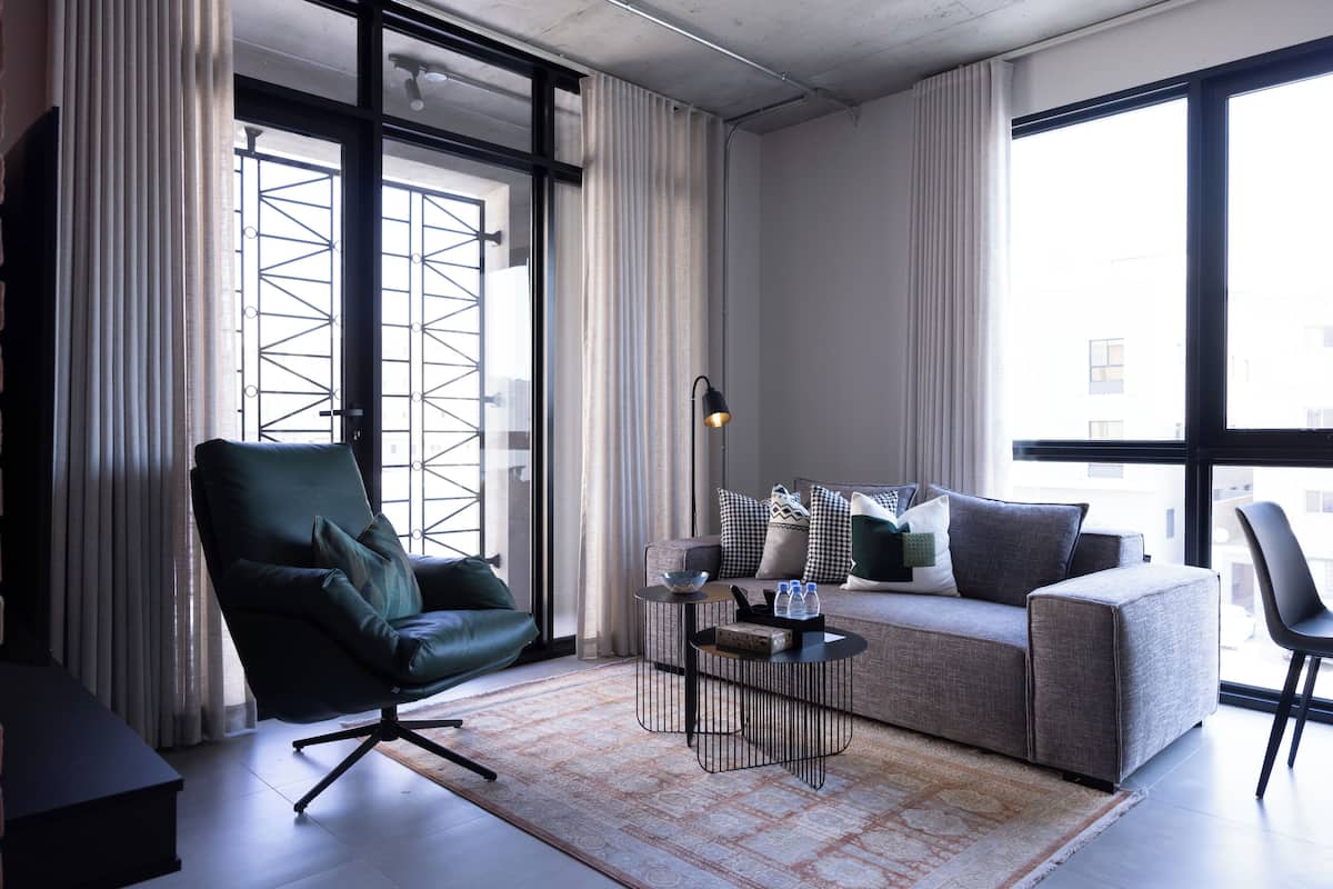 Apartment, 1 Schlafzimmer, Stadtblick | Wohnbereich