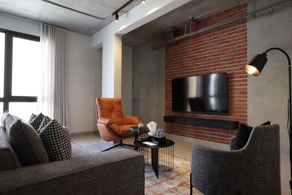 Apartamento, 2 habitaciones | Zona de estar