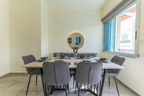 Apartment, 2 Bedrooms, Balcony, City View | In-room dining - Cove - 2Br Apt W Balcony in Mar Mikhael (Beirut)