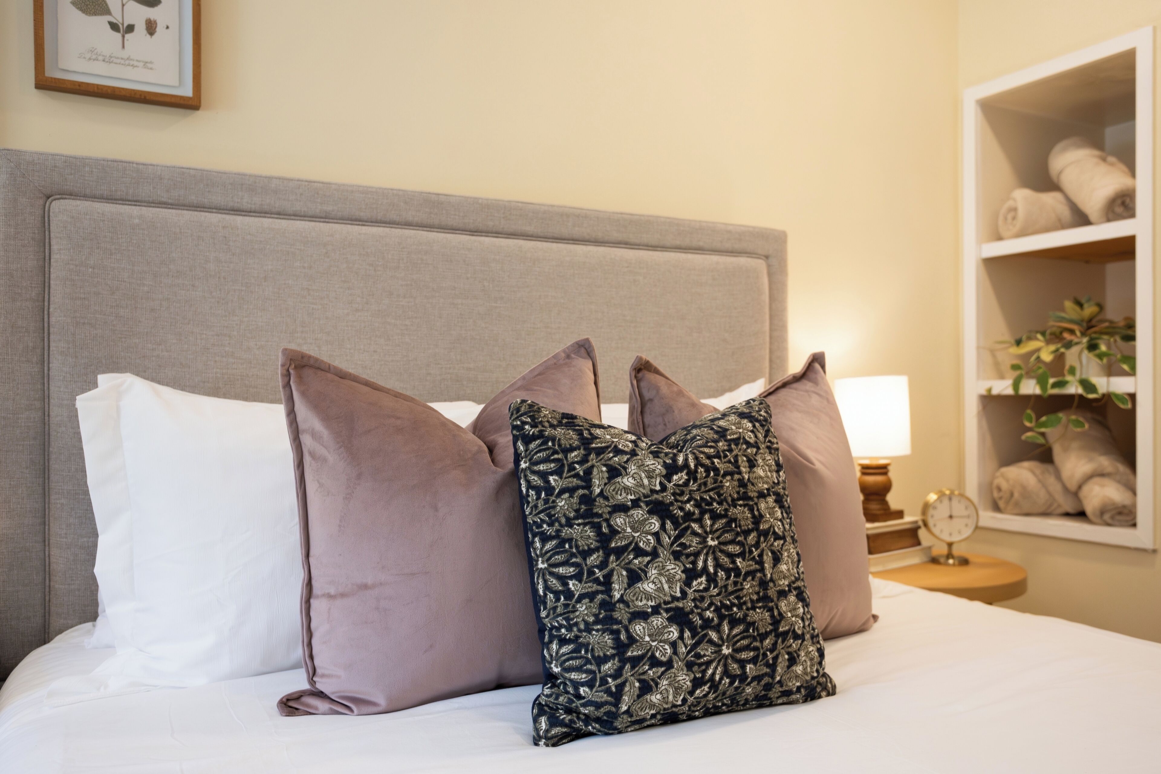 Individually decorated, individually furnished, iron/ironing board