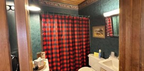 Hårtork, handdukar, tvål och schampo