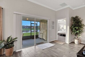 3 bedrooms, desk, iron/ironing board, travel cot