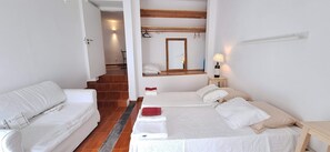 1 bedroom, iron/ironing board, internet, bed sheets