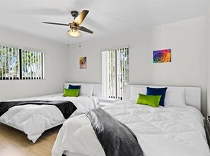 3 bedrooms, iron/ironing board, travel cot, free WiFi