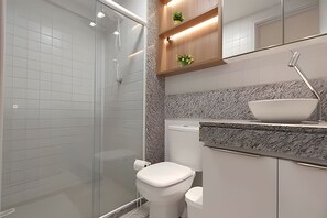 Apartment | Bathroom - Rio Park Ave -by TRH Home Stay (Jaboatão dos Guararapes)