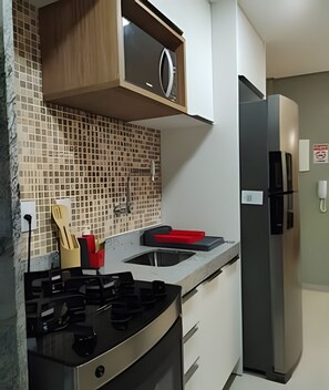 Apartamento | Cocina privada | Microondas