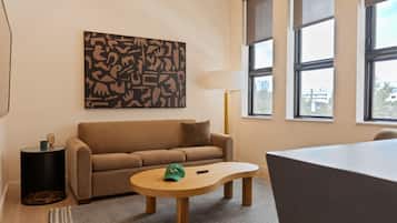 Departamento, con acceso para personas discapacitadas | Área de sala de estar
