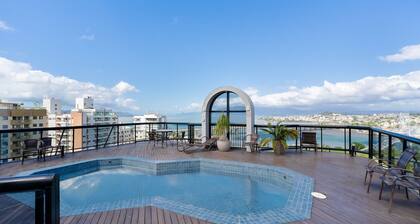 Fully Equipped Accommodations in a Building With Pool and gym in Downtown Florianopolis - Lins