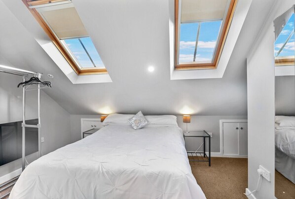 1 غرفة نوم ومكتب وواي فاي