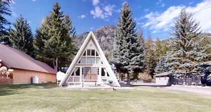Cozy A-Frame Retreat w/ Views & Spacious Yard