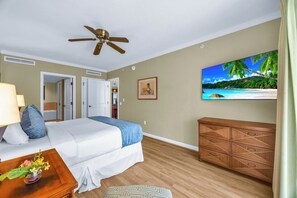 5 habitaciones, tabla de planchar con plancha y cuna de viaje 