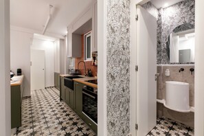 Apartment, 2 Bedrooms, Kitchen, City View | Bathroom | Shower, free toiletries, hair dryer, towels - Elysia  - 2-Br Apt & Balcony in Athens (Athens)