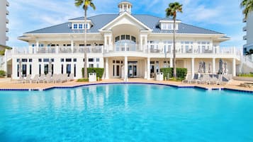 Indoor pool, outdoor pool