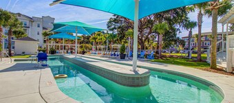 Stylish 2BR: Pet Friendly in Walkable Resort with a Pool