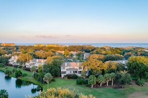 Exterior - Golf course-front condo with beach access, golf views, outdoor pool, tennis, W/D (Isle of Palms)