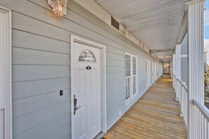 Exterior detail - Second-level beachfront villa w/ shared pool, ocean views, & balcony (Folly Beach)