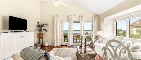 Televisión, reproductor de DVD, oficina