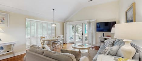 TV, DVD player, offices