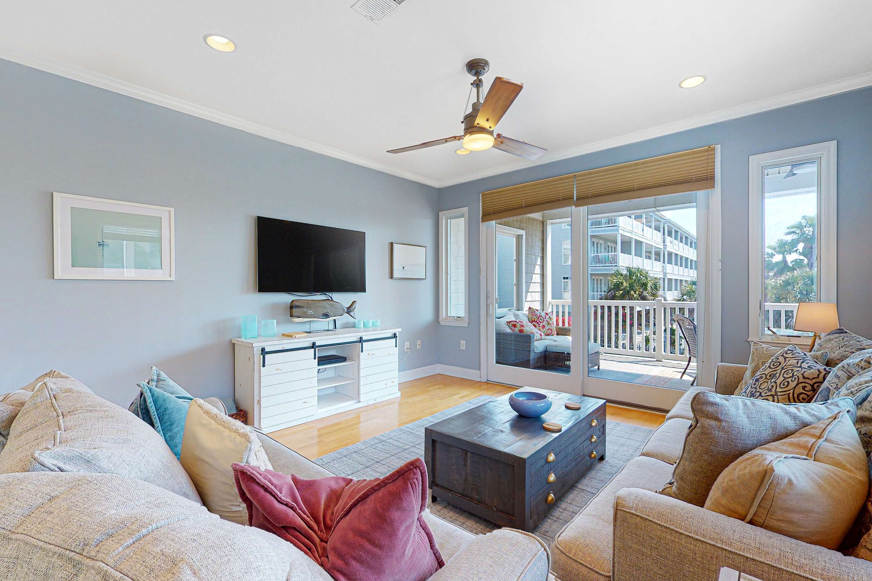 Televisie en een kantoor