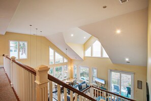 Interior - Oceanfront gem with amazing views, deck, & loft - walk to downtown Folly Beach (Folly Beach)