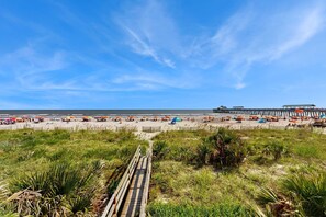 On the beach