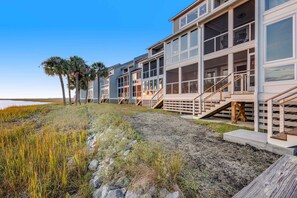 Exterior - Waterfront gem with pool & amazing lanai view - near the beach, marina, & dining (Folly Beach)