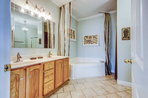 Douche, serviettes fournies