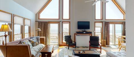 Televisión, oficina