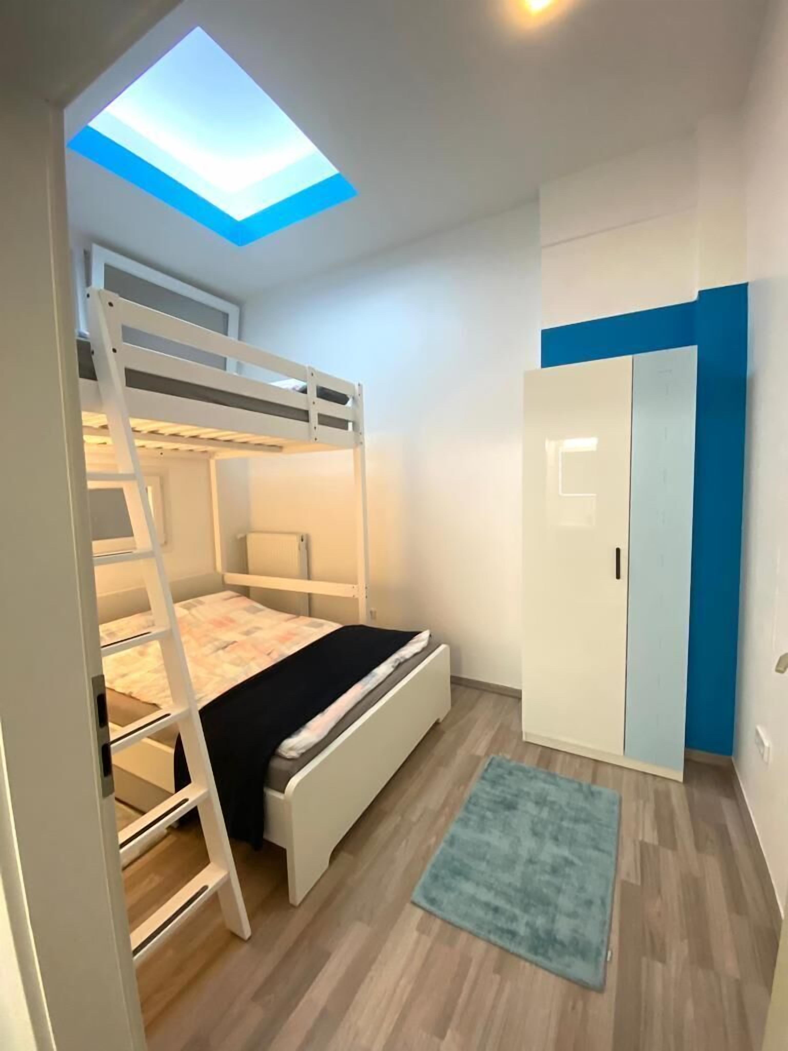 2 bedrooms, iron/ironing board, travel crib, free WiFi