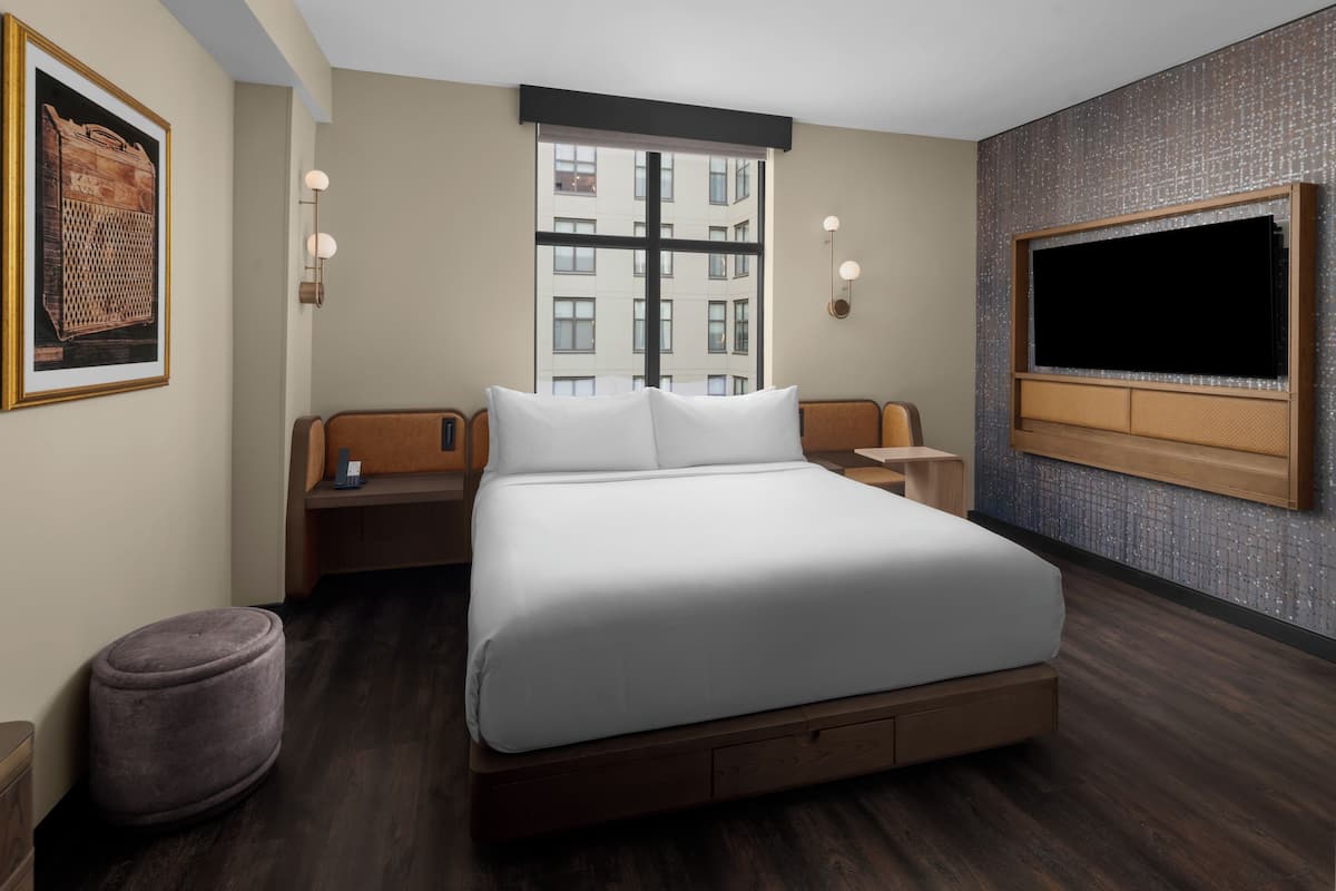In-room safe, laptop workspace, blackout curtains, free WiFi