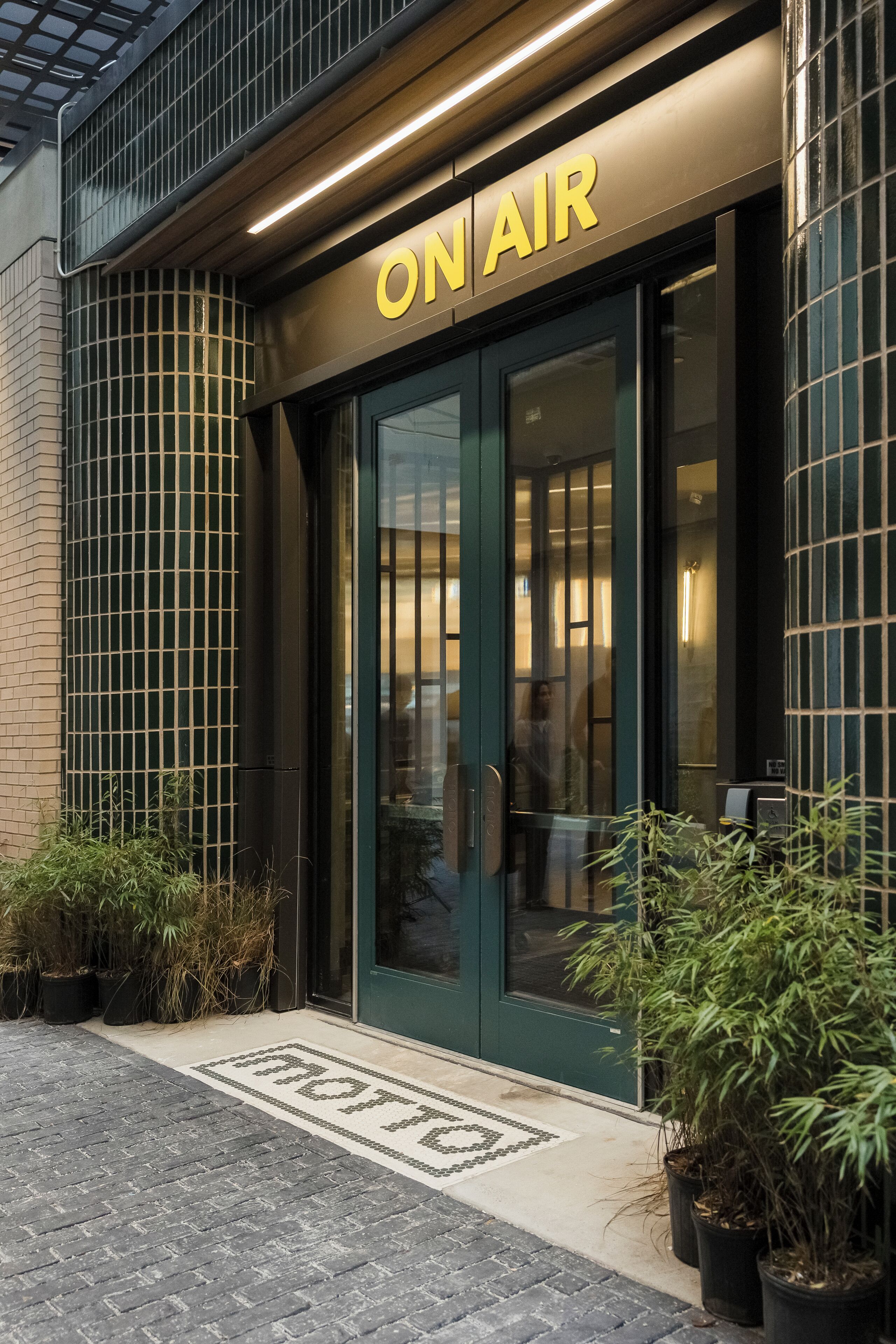 Entrada de la propiedad