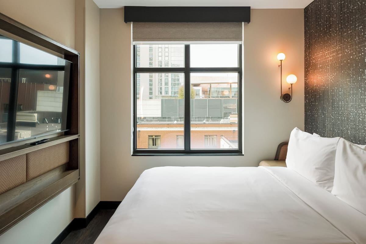 In-room safe, laptop workspace, blackout curtains, free WiFi