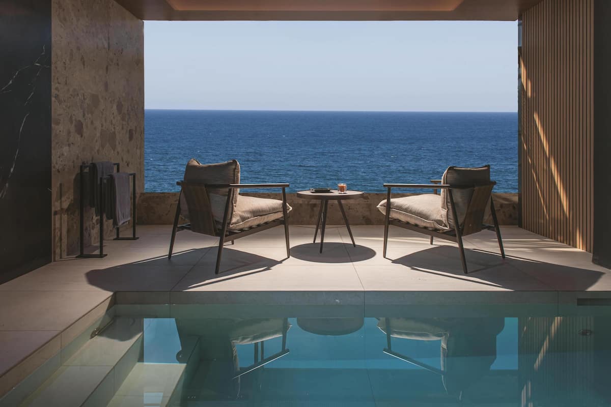 Junior Suite, 1 King Bed, Sea View (Pool) | View from room