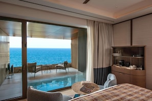 Grand Room, 1 King Bed, Sea View (Deluxe, Pool) | Free WiFi - Hilton Chania Old Town Resort & Spa (Chania)