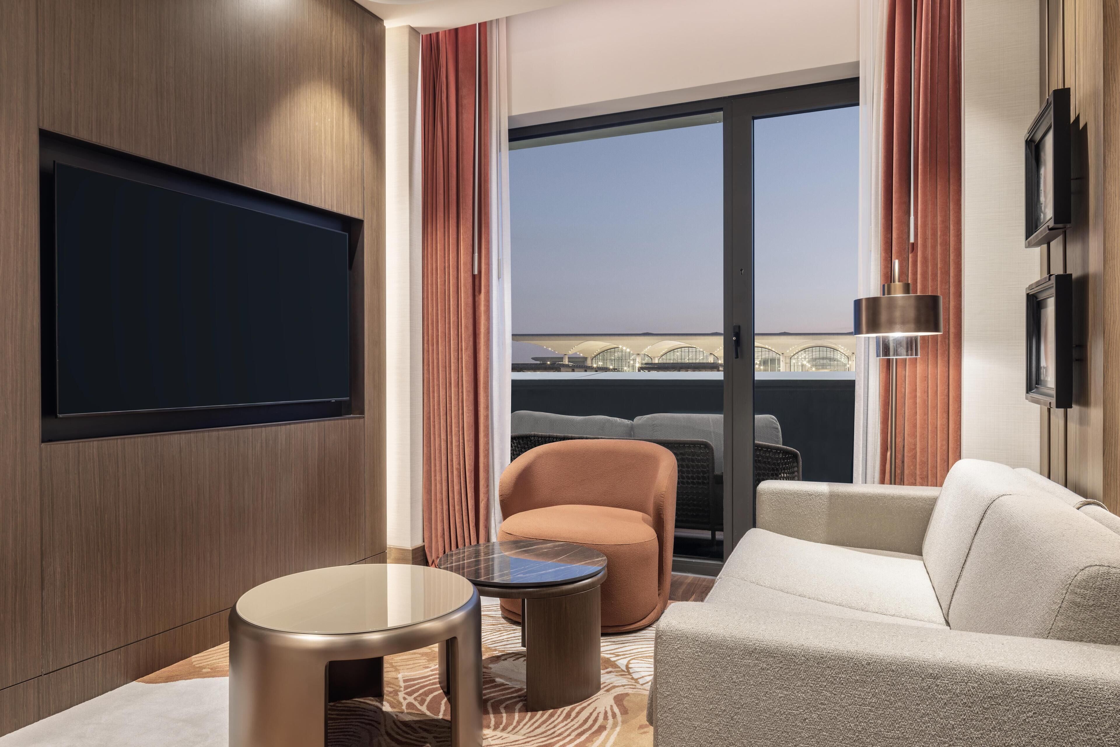 Suite, 1 Schlafzimmer, Terrasse | Wohnbereich