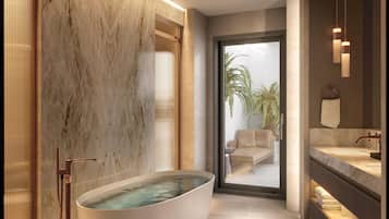 Suite, 1 trĂšs grand lit, terrasse (Ambassador) | Salle de bain