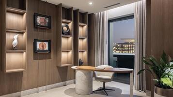 In-room safe, blackout curtains, iron/ironing board, free WiFi