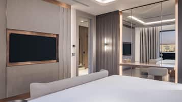 Suite, 1 King-Bett, Terrasse (Ambassador) | Zimmersafe, Verdunkelungsvorhänge, Bügeleisen/Bügelbrett
