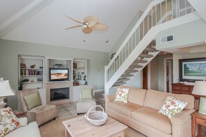 TV, DVD player, offices