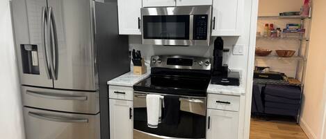 Microwave, oven, stovetop