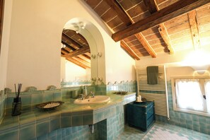 淋浴设施、按摩浴缸、吹风机、坐浴桶