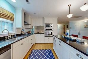 Fridge, microwave, oven, stovetop - Peaceful Isle of Palms escape with heated pool,  grill and patio (Isle of Palms)