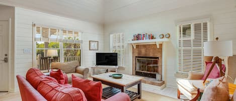 Cheminée, espaces bureaux