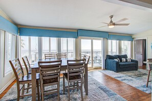 Dining - Recently updatedDog-friendly oceanfront home, lots of deck space & game room (Folly Beach)