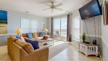 TV, DVD player, offices