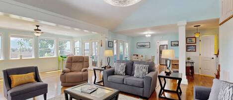 Televisie en een kantoor